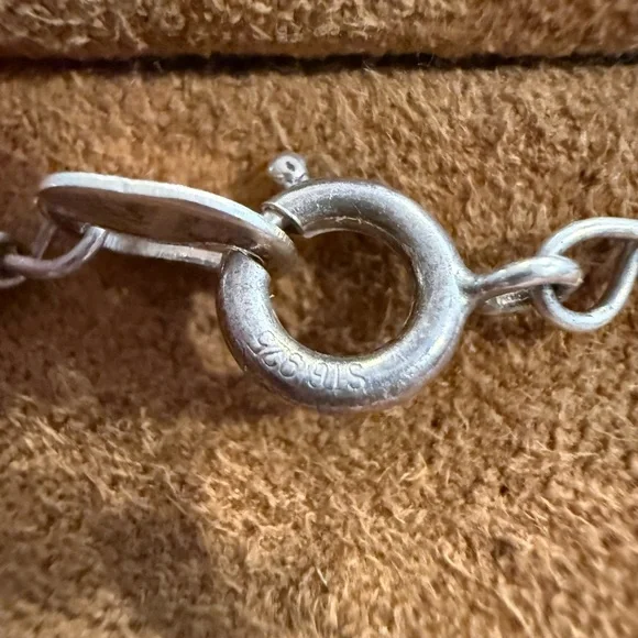 Sterling Silver Multi-Strand Omega Chain Necklace – Marked 925 OTC